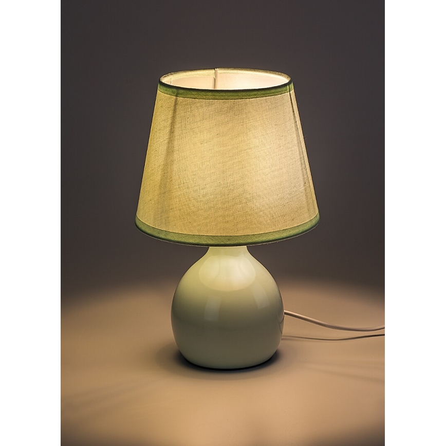 Rabalux - Lampada da tavolo 1xE14/40W/230V verde menta