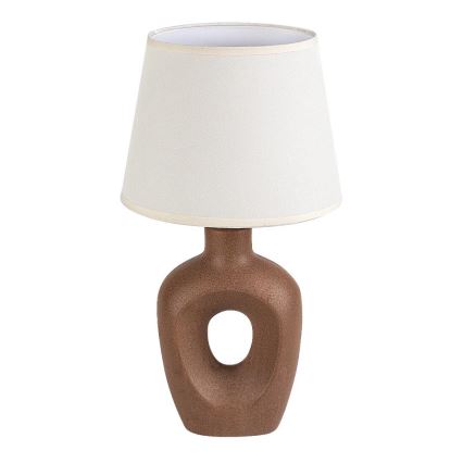Rabalux - Lampada da tavolo 1xE14/25W/230V marrone/crema