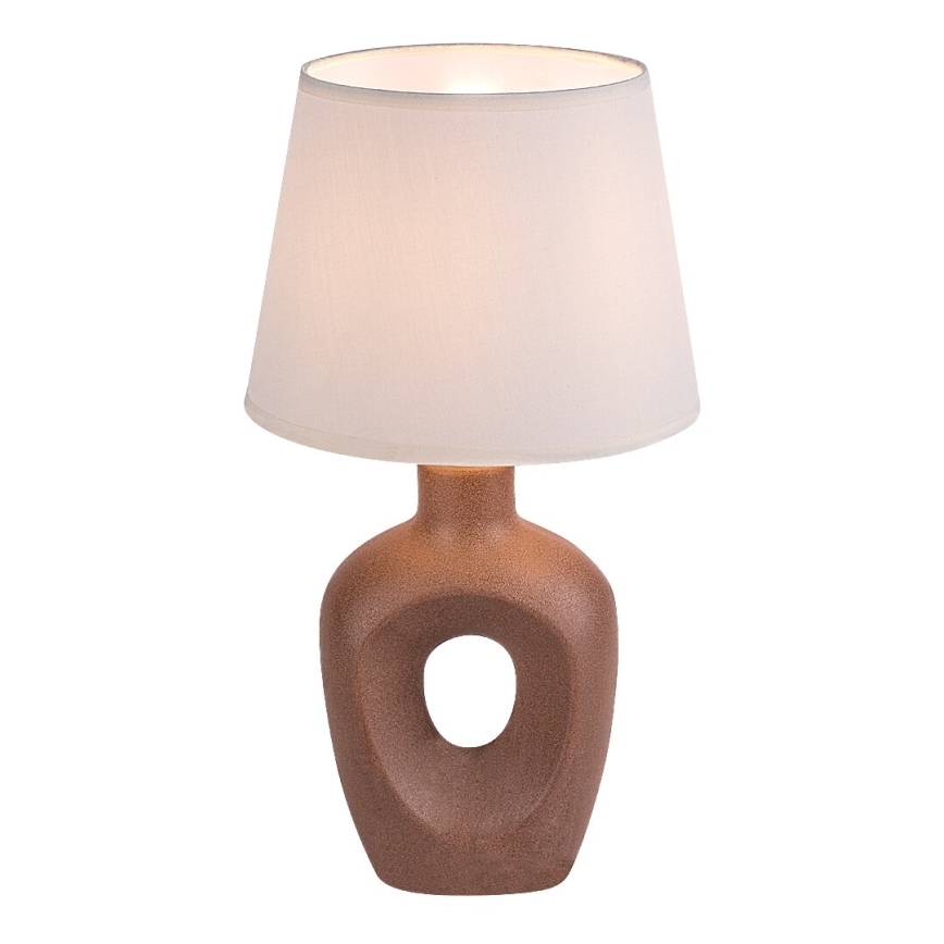 Rabalux - Lampe de table 1xE14/25W/230V marron/crème