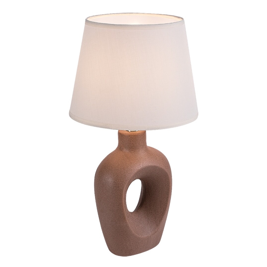 Rabalux - Tischlampe 1xE14/25W/230V braun/cremefarben