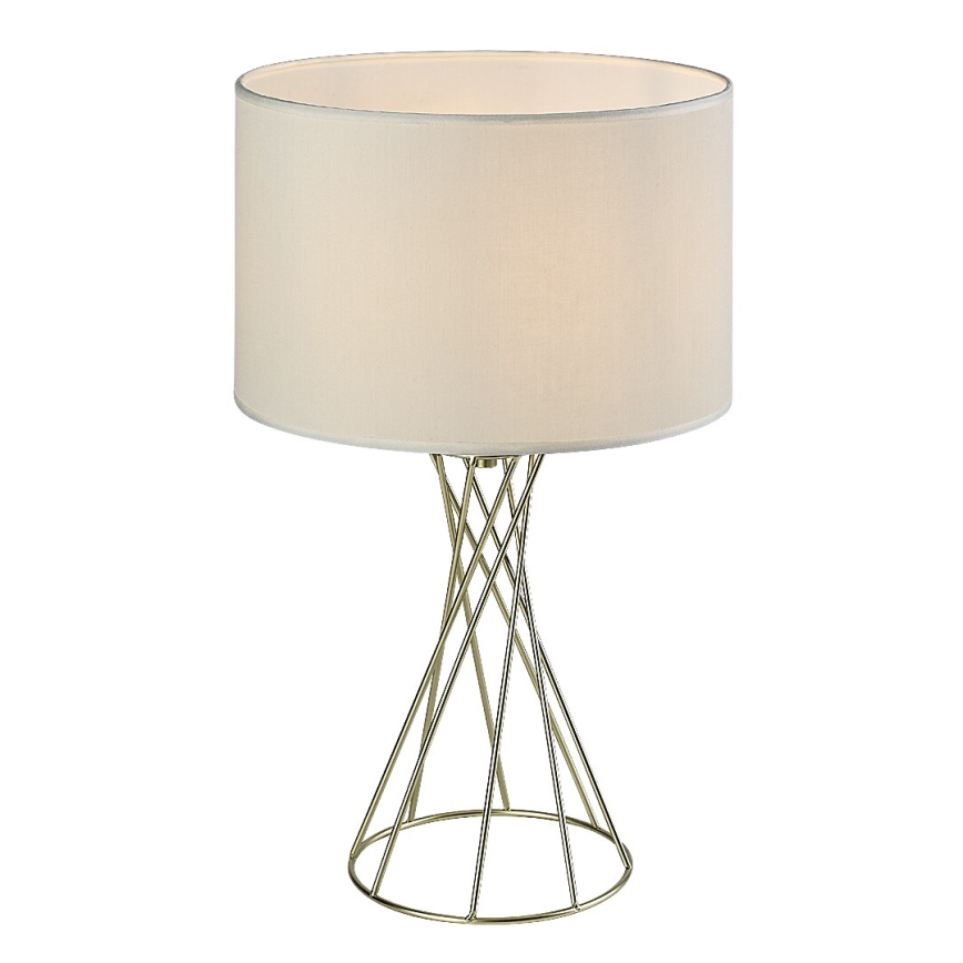 Rabalux - Lampada da tavolo 1xE27/40W/230V oro/bianco