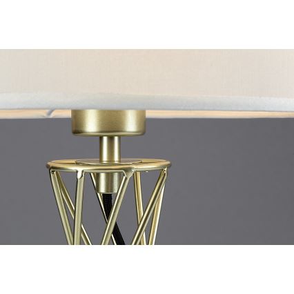 Rabalux - Lampada da tavolo 1xE27/40W/230V oro/bianco