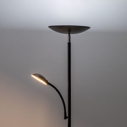 Rabalux - Lampada da terra LED dimmerabile LED/23W/230V 3000/4200/6500 nera