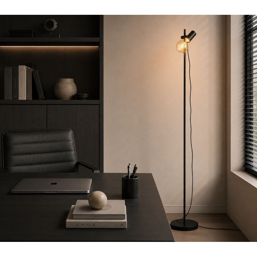 Rabalux - Lampadaire 1xE27/60W/230V noir
