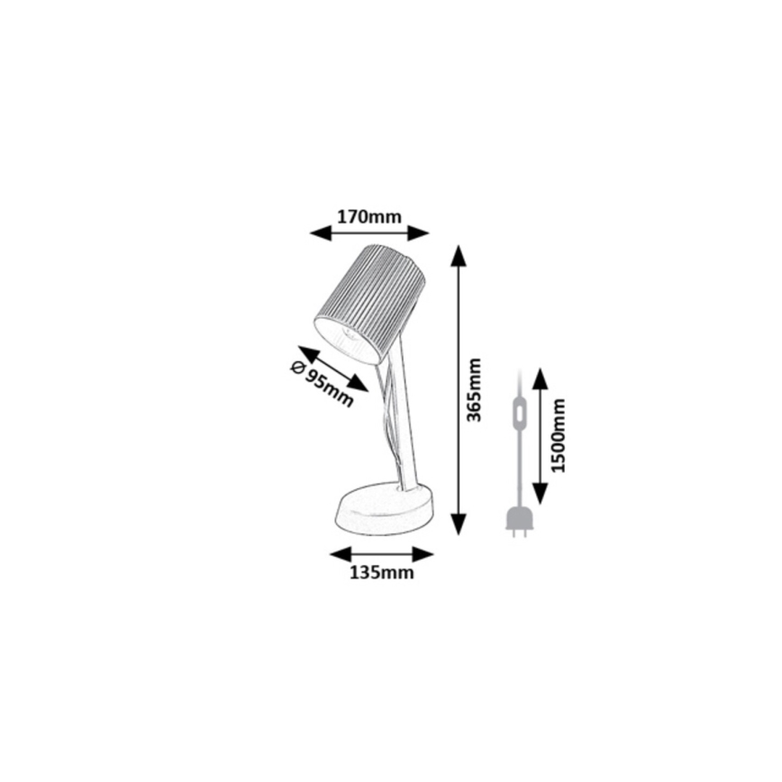 Rabalux - Lampe de table 1xE14/11W/230V verte