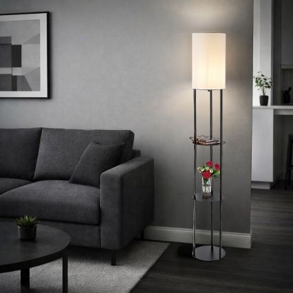 Rabalux - Lampada da terra con ripiani 1xE27/40W/230V nera