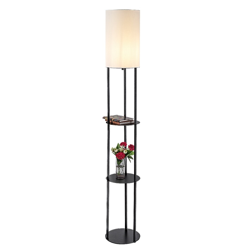 Rabalux - Lampada da terra con ripiani 1xE27/40W/230V nera