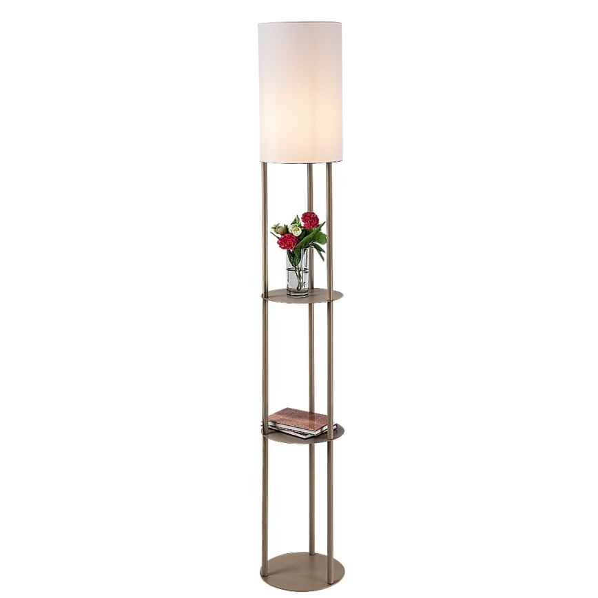 Rabalux - Lampada da terra con ripiani 1xE27/40W/230V beige