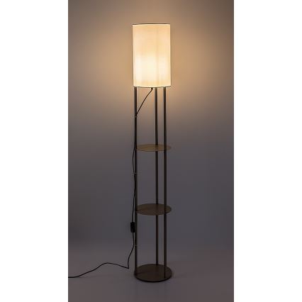 Rabalux - Lampada da terra con ripiani 1xE27/40W/230V beige