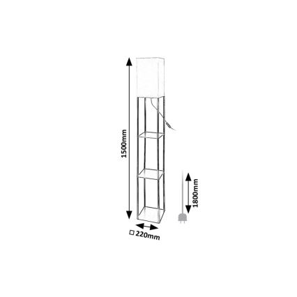 Rabalux - Lampadaire avec un poličkami 1xE27/40W/230V