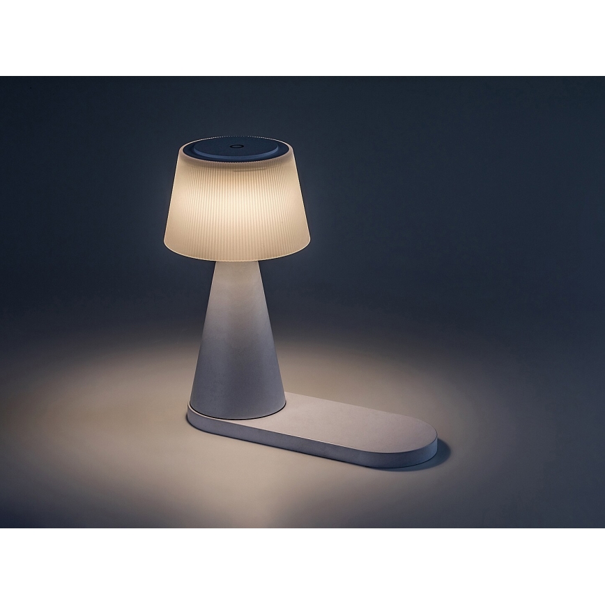 Rabalux - LED Lampada da tavolo ricaricabile dimmerabile con ricarica wireless LED/5W/5V 3000/4000/5000K