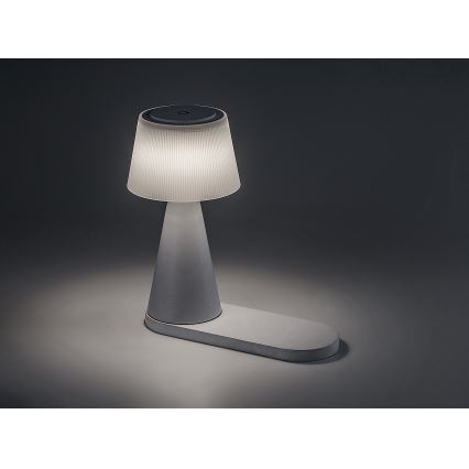 Rabalux - LED Lampada da tavolo ricaricabile dimmerabile con ricarica wireless LED/5W/5V 3000/4000/5000K