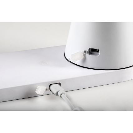 Rabalux - LED Lampada da tavolo ricaricabile dimmerabile con ricarica wireless LED/5W/5V 3000/4000/5000K