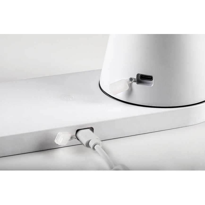 Rabalux - LED Lampada da tavolo ricaricabile dimmerabile con ricarica wireless LED/5W/5V 3000/4000/5000K