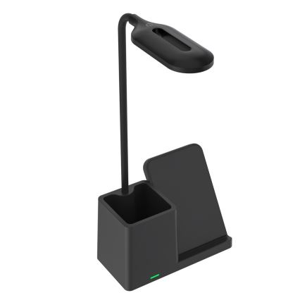 Rabalux - Lampada da tavolo LED dimmerabile con ricarica wireless	 QI LED/4W/5V 3000/4000/6500K nero