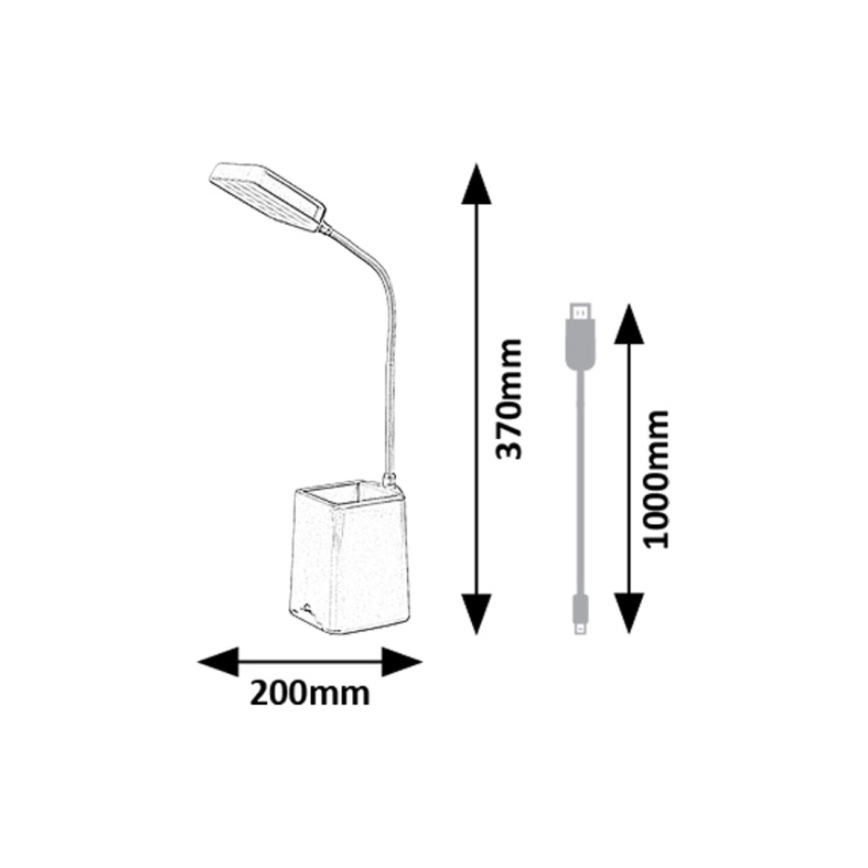 Rabalux - Lampada da tavolo LED dimmerabile LED/6W/230V 5000K rosa