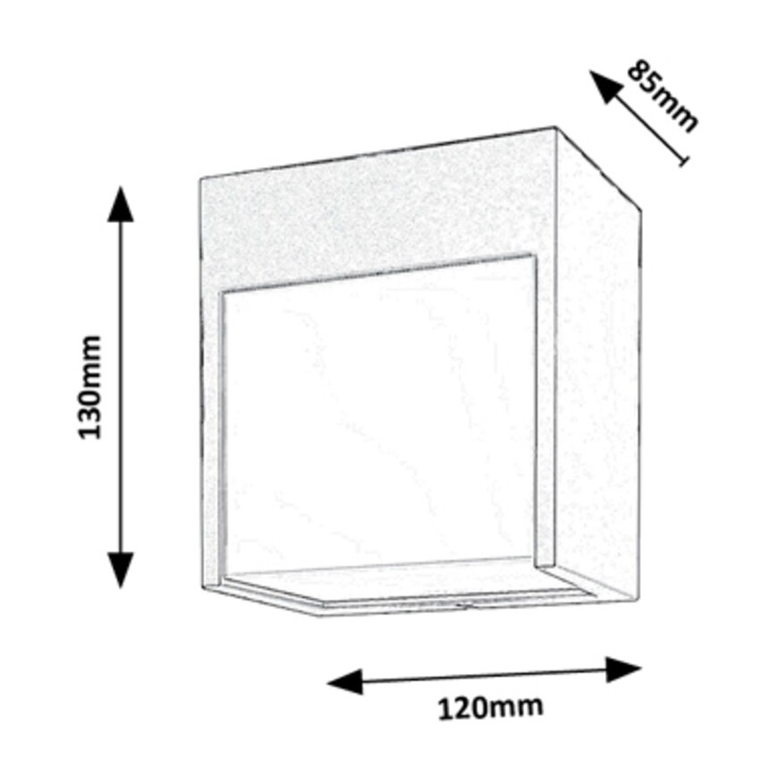 Rabalux - Applique da esterno a LED LED/12W/230V bianco IP54