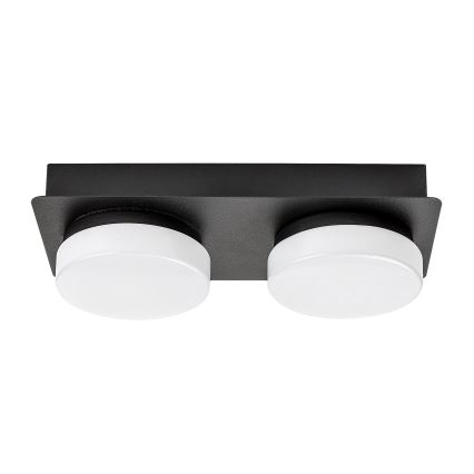 Rabalux - Lampada da soffitto LED per bagno 2xLED/5,5W/230V IP44 nero