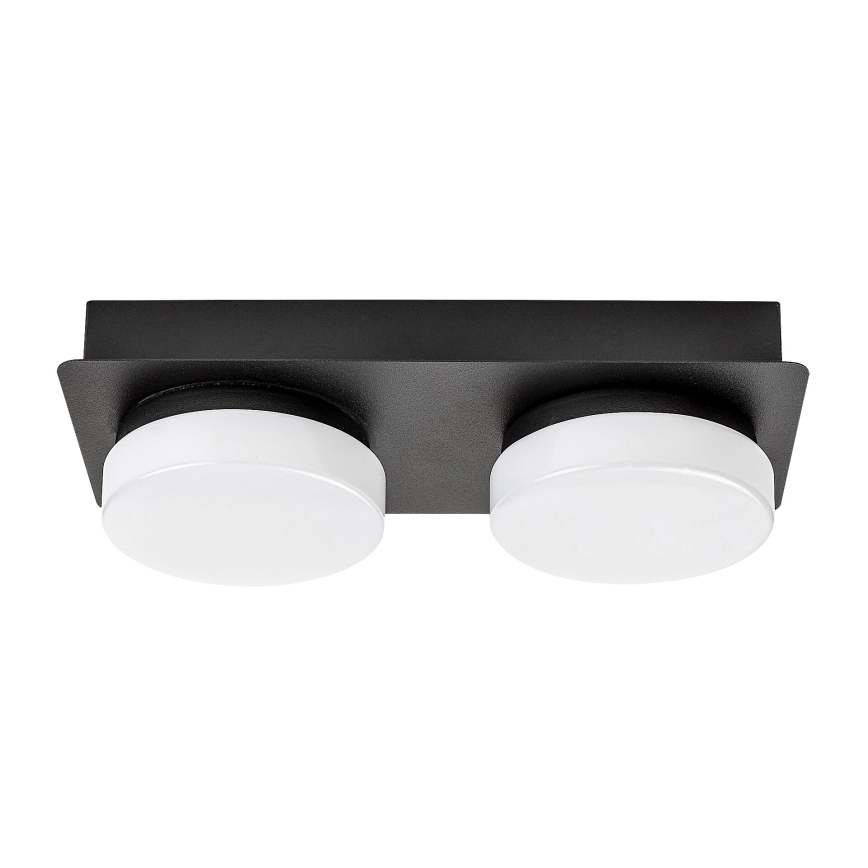 Rabalux - Lampada da soffitto LED per bagno 2xLED/5,5W/230V IP44 nero