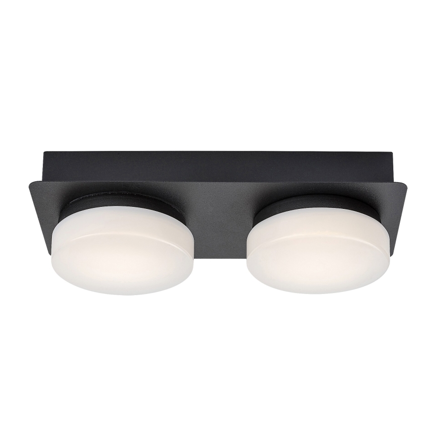 Rabalux - Lampada da soffitto LED per bagno 2xLED/5,5W/230V IP44 nero