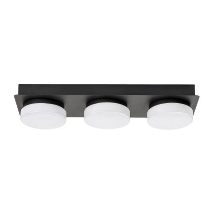 Rabalux - Plafoniera LED da bagno 3xLED/6W/230V IP44 nero