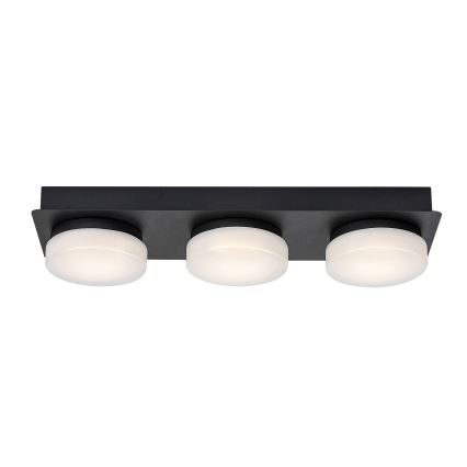 Rabalux - Plafoniera LED da bagno 3xLED/6W/230V IP44 nero