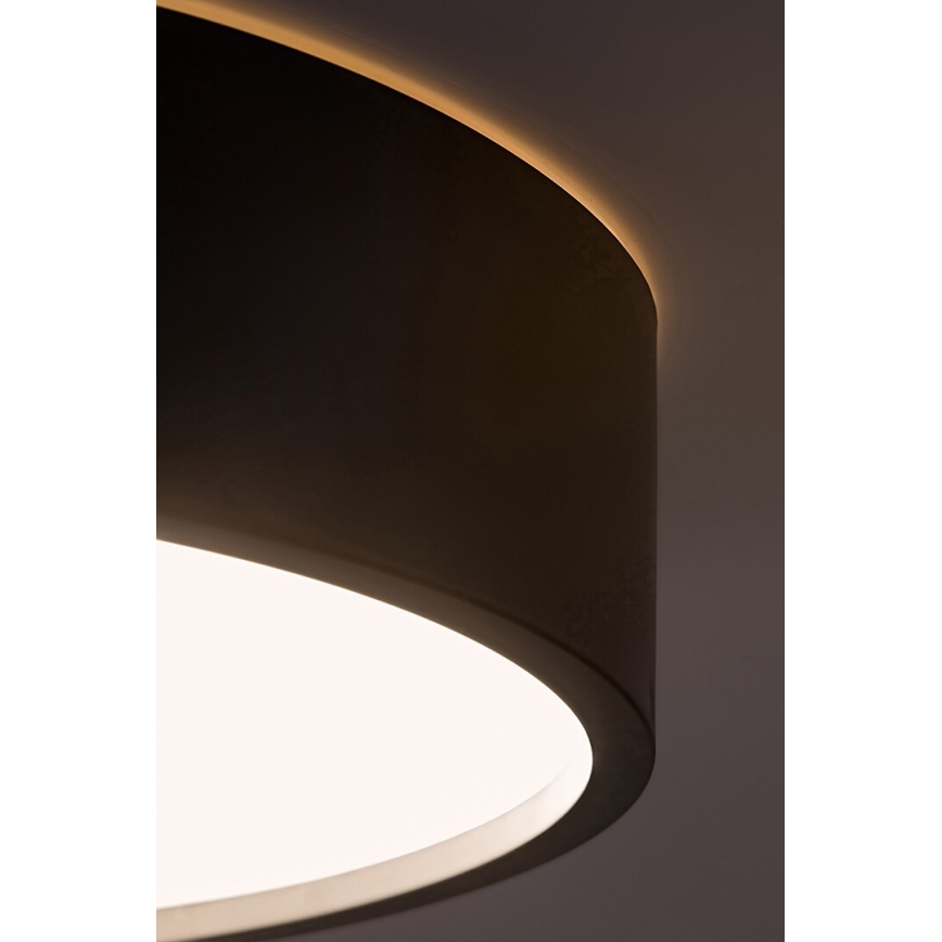 Rabalux - Plafonnier avec un détecteur LED/19W/230V IP44 4000K diam. 28,5 cm noir