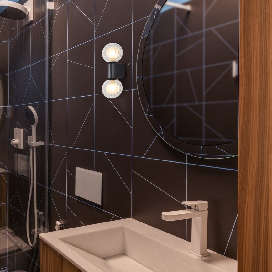 Rabalux - Applique da bagno 2xG9/3,5W/230V IP44 nero