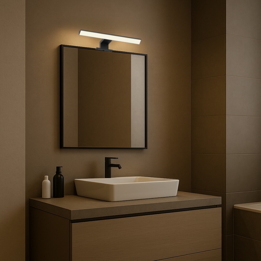 Rabalux - LED-Spiegelleuchte für Badezimmer LED/6W/230V IP44 30 cm schwarz