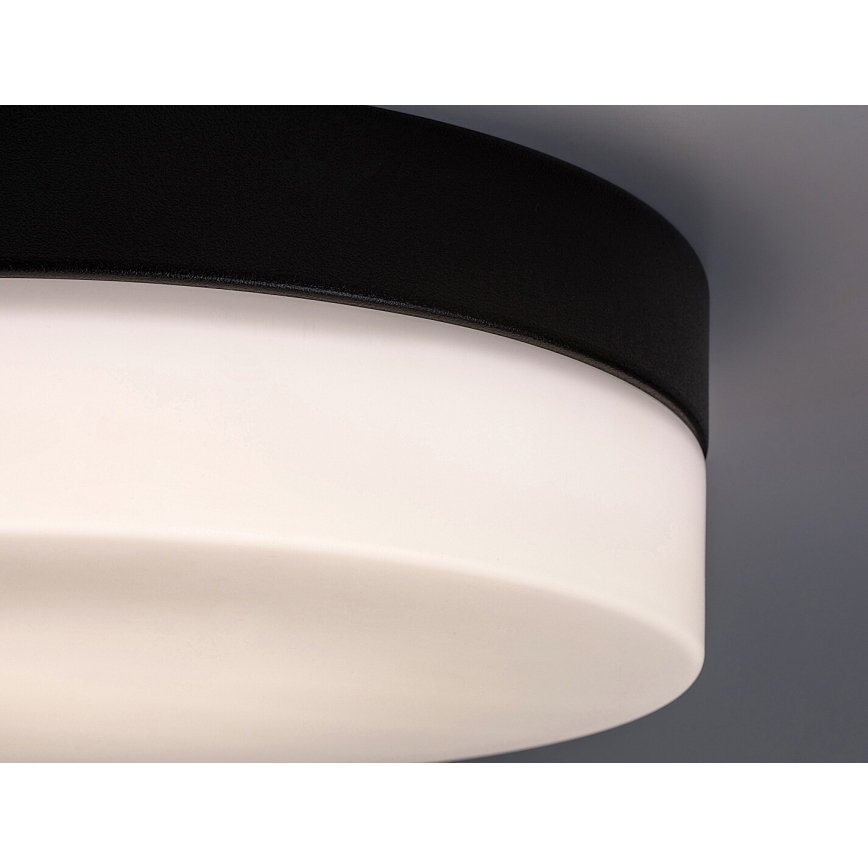 Rabalux - Plafoniera LED da bagno LED/18W/230V IP44 4000K diametro 28 cm nero