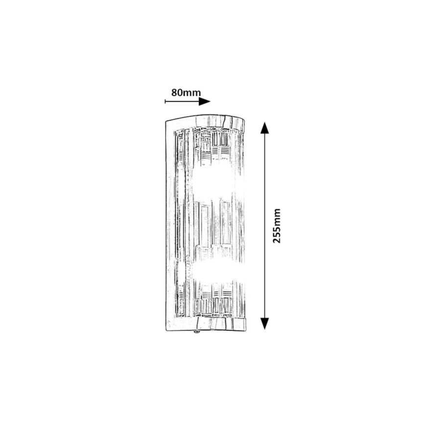 Rabalux - Applique murale salle de bain 2xG9/28W/230V IP44