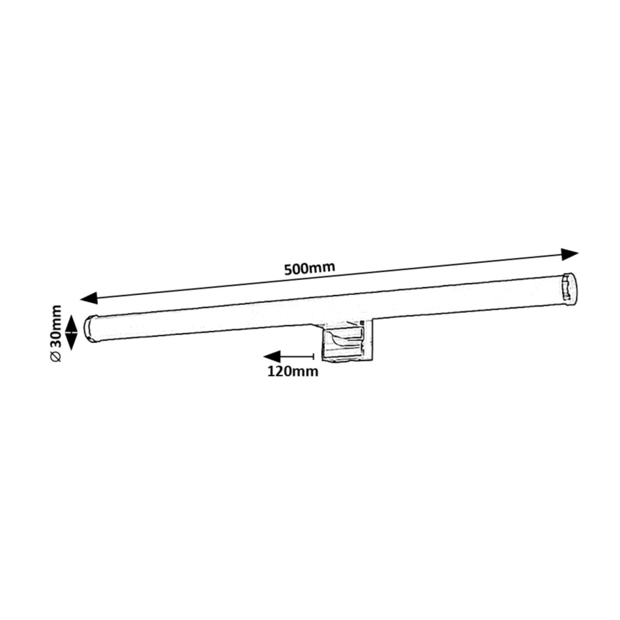Rabalux - LED-Spiegelbeleuchtung für Badezimmer LED/9W/230V IP44 4000K