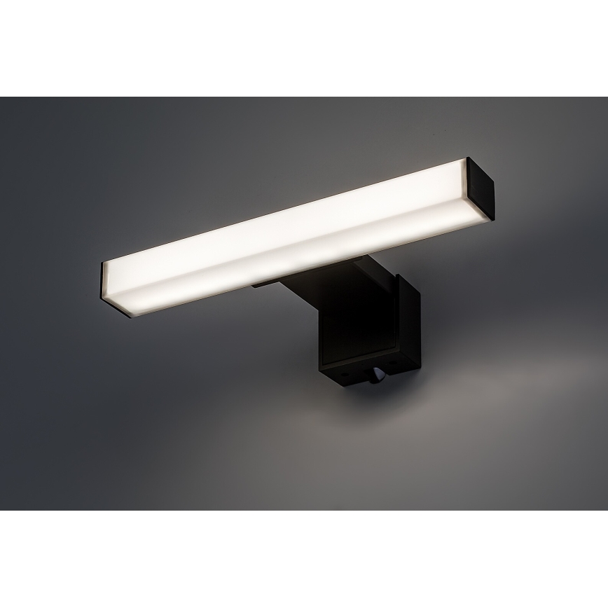 Rabalux - Lampada LED per specchio da bagno, 4W/230V, IP44, 20 cm, nero