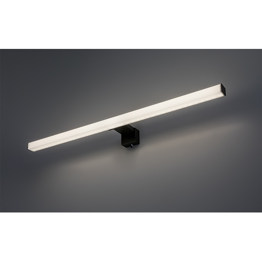 Rabalux - Illuminazione per specchio da bagno LED/9W/230V IP44 60 cm nera