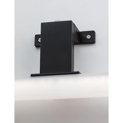 Rabalux - Illuminazione per specchio da bagno LED/9W/230V IP44 60 cm nera