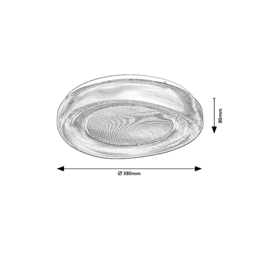 Rabalux - Plafoniera LED per bagno 24W/230V IP44 4000K Ø 38 cm