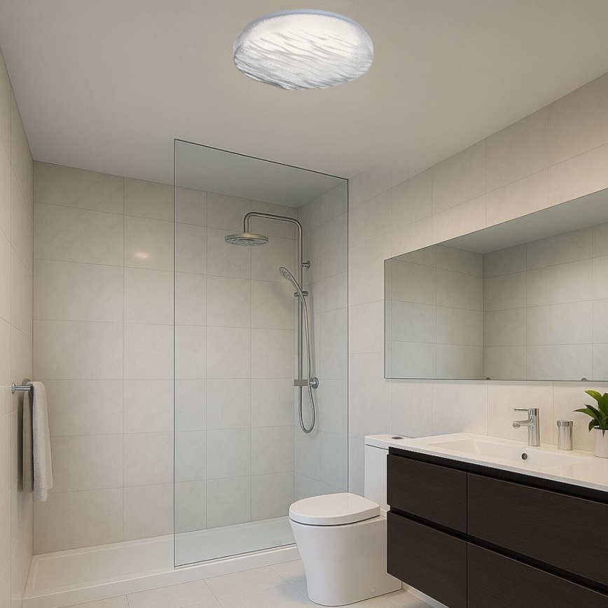 Rabalux - Plafonnier LED pour salle de bains LED/24W/230V IP44 4000K Ø 38 cm