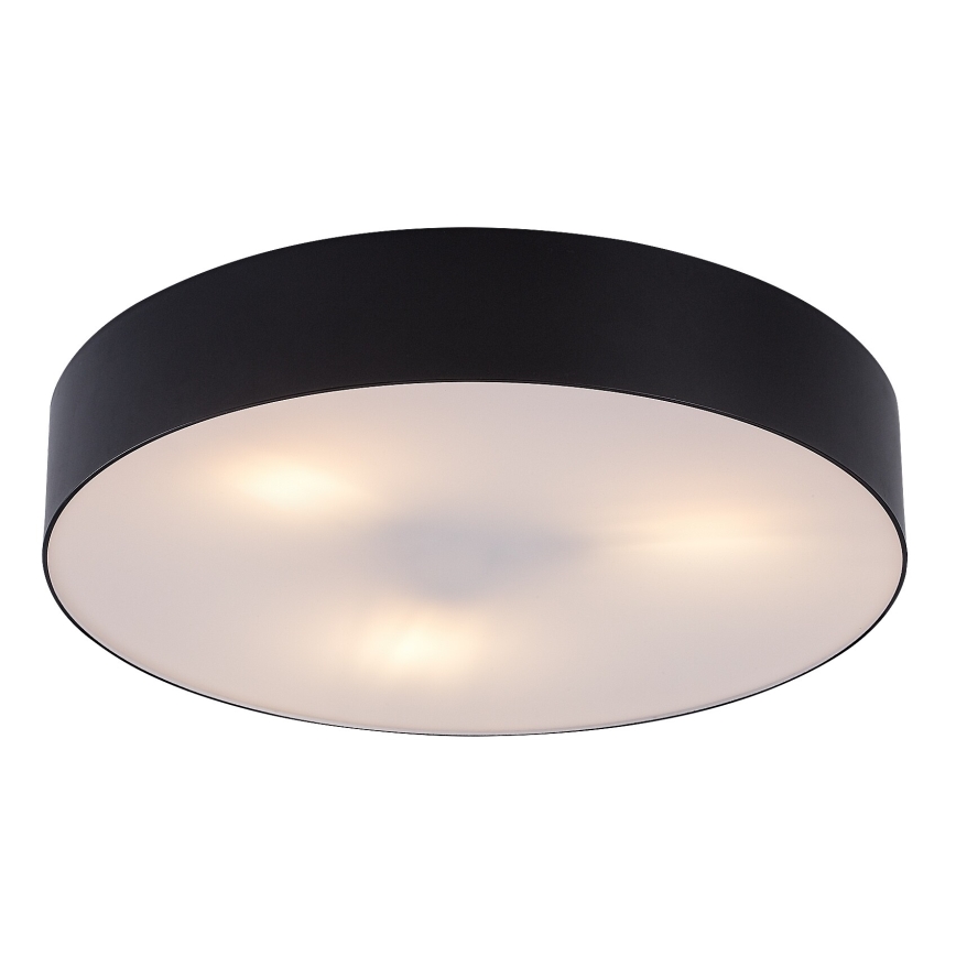 Rabalux - Plafonnier d'extérieur 3xE27/9W/230V Ø 39 cm IP43 noir