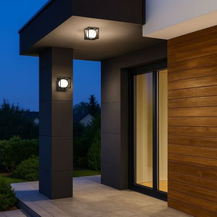 Rabalux - Applique murale d'extérieur 1xE14/15W/230V IP44 noire