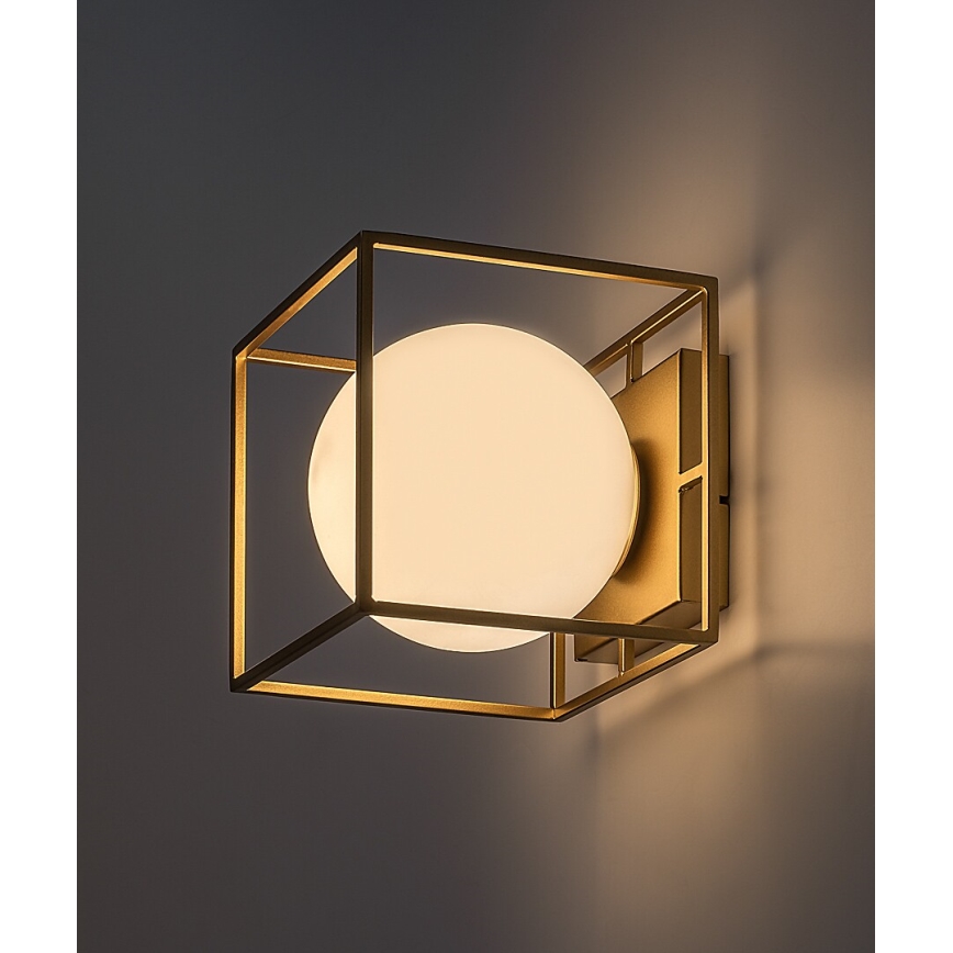 Rabalux - Außenwandleuchte 1xE14/15W/230V IP44 goldfarben