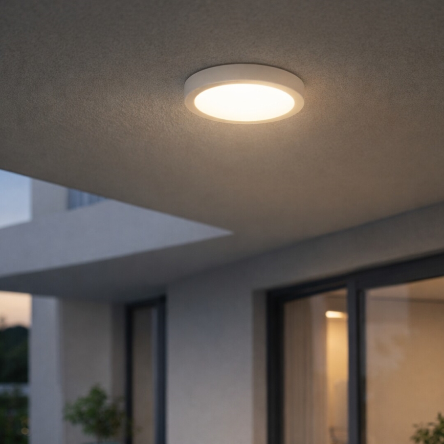 Rabalux - Plafoniera per bagno a LED/30W/230V Ø 30 cm IP44 bianca
