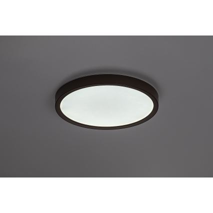 Rabalux - LED-Badezimmer-Deckenleuchte LED/18W/230V 3000/4000/6000K Ø 29 cm IP44 braun