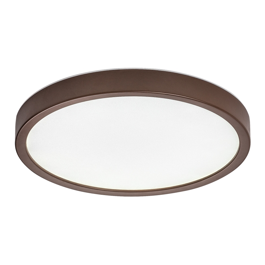 Rabalux - LED-Badezimmer-Deckenleuchte LED/18W/230V 3000/4000/6000K Ø 29 cm IP44 braun