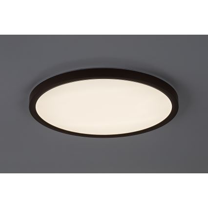 Rabalux - Plafonnier LED pour salle de bains LED/24W/230V 3000/4000/6000K Ø 40 cm IP44 brun