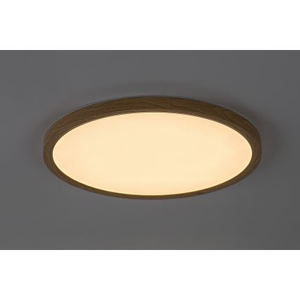 Rabalux - Plafonnier LED pour salle de bains, 24 W, 230 V, 3000/4000/6000 K, Ø 40 cm, IP44, beige