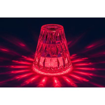 Rabalux - LED RGB Lampe de table à intensité variable rechargeable LED/2W/5V 3000K
