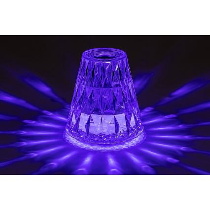 Rabalux - LED RGB Lampe de table à intensité variable rechargeable LED/2W/5V 3000K