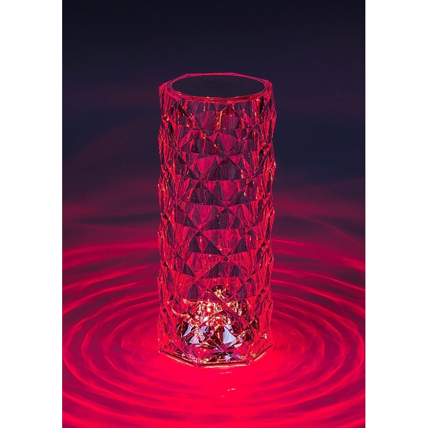 Rabalux 76015 - Dimmbare aufladbare LED-RGB-Tischleuchte SIGGY LED/1,5W/3,7V 800 mAh