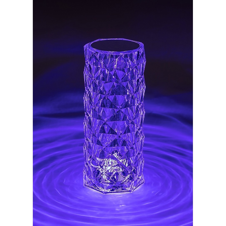 Rabalux 76015 - LED RGB Dimmerabile tavolo rechargeable lampada SIGGY LED/1,5W/3,7V 800 mAh