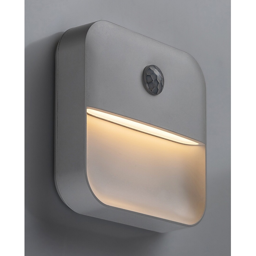 Rabalux - Veilleuse rechargeable avec détecteur LED/0,15W/3,7V 3000K 300 mAh
